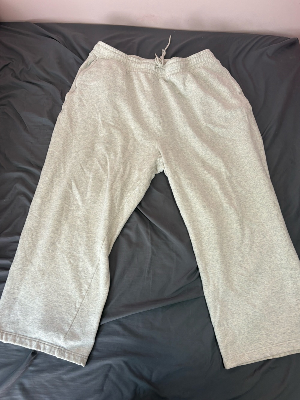 Aeropostale Light Gray Fleece Sweatpants